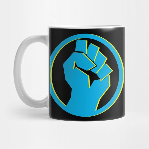 Ukraine Power Fist by skittlemypony